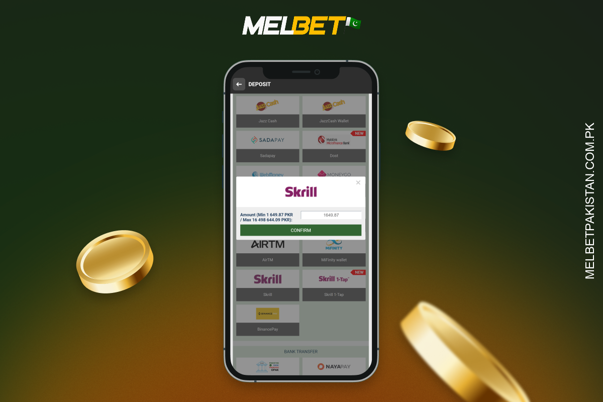 To top up their Melbet account, players need to select a payment method and amount, then confirm the payment